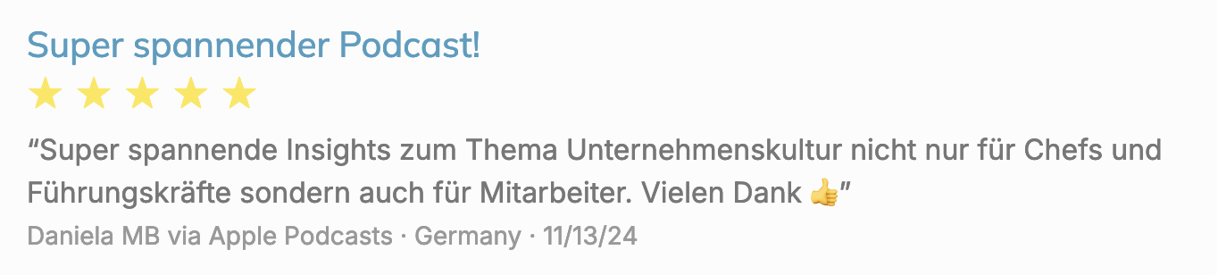 Screenshot 2024-11-25 at 15.47.15 Review Apple Podcast vom Nov 2024
