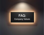 Unternehmenswerte FAQ