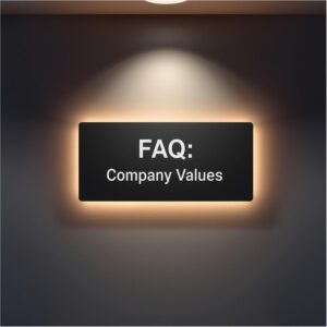 Unternehmenswerte FAQ