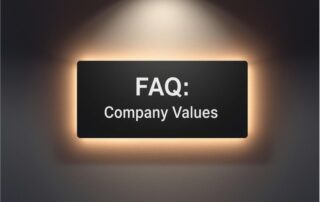 Unternehmenswerte FAQ